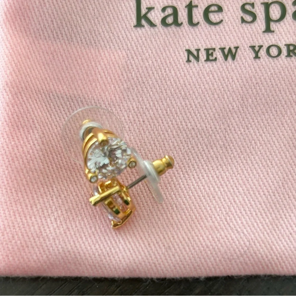 Kate Spade Kids Gold and Pearl Earrings - Picture 5 of 5